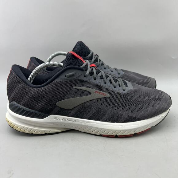 Brooks Ravenna 10 Running Shoes Men Size 11.5‎ Gray Red Comfort Low Top Sneakers main image 5